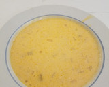 A picture of step 7 of Crockpot Buffalo Chicken Soup.