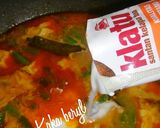 Foto langkah ke 5 dari resep Gulai KTT | Kacang panjang Tahu Telur puyuh.