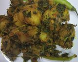 आलू मेथी (Aloo methi recipe in hindi) रेसिपी चरण 3 फोटो