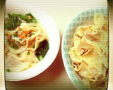 Foto langkah ke 5 dari resep Pangsit Kuah rumahan simple,enak dan segar+ foto step by step ^_^.