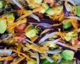 A picture of step 3 of Avocado salad.