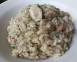 A picture of step 6 of Porcini Mushroom Risotto.