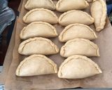 A picture of step 6 of Lechon Kawali Sisig Empanada.