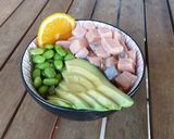 Foto del paso 3 de la receta Poke bowl de quinoa y salmón