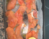 Foto del paso 1 de la receta: Salmón con salsa de frutos secos