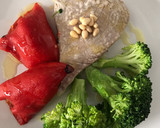 Foto del paso 2 de la receta: Keto- Plato combinado, de atún, brócoli y pimientos rellenos de bacalao