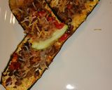 A picture of step 8 of Zucchini Taco Boats.