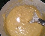 A picture of step 2 of Millet banana Appe.