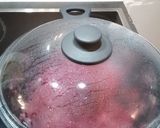 Une image de l'étape 3 de Confit d'échalotes a la framboise.