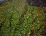 A picture of step 5 of Spinach corn curry with cream.