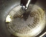A picture of step 1 of Sago Halwa.