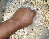 A picture of step 1 of Beans Cake (Akara).