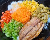 Foto del paso 1 de la receta Ensalada /poke de caballa con salsa agridulce