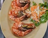 รูปขั้นตอนการทำที่ 6 ของ กุ้งลายผัดเปรี้ยวหวาน