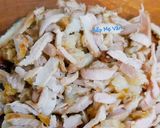 Hình bước làm 2 của món Bì heo trộn thính