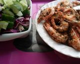 A picture of step 4 of Shrimp in the oven.