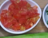A picture of step 3 of Cucumber boat chaat खीरे की बोट चाट.