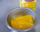 A picture of step 2 of Thinly Sliced Pork & Mango Sauce with Rice.