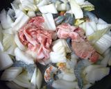 A picture of step 3 of Chop Suey with Shrimp and Chinese Cabbage.