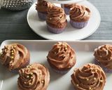 Pas rețetă Cupcakes de cacao cu cremă de ciocolată 3 fotografie