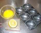 A picture of step 1 of Fluffy and Rich Lemon Cakes.