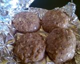 A picture of step 2 of Mandys homemade chicken burgers.