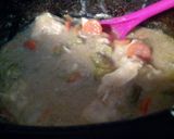 A picture of step 3 of sunshine's saucy chicken with veggies.