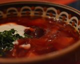 A picture of step 12 of Ukrainian Red Borshch (beetroot soup).