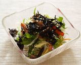 A picture of step 8 of Braised Hijiki Seaweed with Maple Syrup and Bacon.