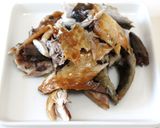 A picture of step 2 of Our Family's Fried Rice with Mackerel.