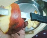 A picture of step 1 of Delicious nutritious healthy Apple dry fruit smoothi.