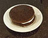 Chocolate Chiffon Layer Cake with Peppermint Marscapone Cream Filling / Frosting recipe step 14 photo
