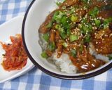 A picture of step 5 of Kalbi Beef Rice Bowl.