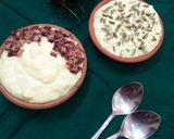 A picture of step 6 of Samak phirni.
