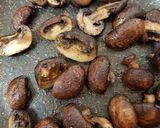 A picture of step 3 of Cheesey Garlic and peppered mushrooms ❤.