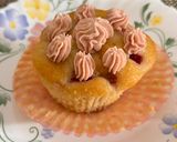 A picture of step 25 of Eggless Strawberry Muffins With Strawberry Buttercream Frosting.