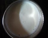 A picture of step 1 of Kesar badam popsicles.