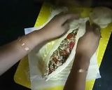 A picture of step 7 of Turkish Pide.