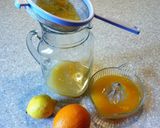 A picture of step 3 of Blood Orange Red Sangria.