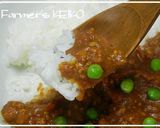 A picture of step 8 of [Farmhouse Recipe] Keema Curry without Water.