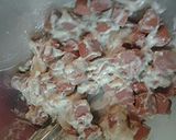 A picture of step 4 of Hotdogs with rice casserole.