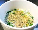 A picture of step 4 of For Breakfast or Dinner Microwaved Milk Soup for One.