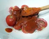 A picture of step 2 of Roasted Tomato Confit With Balsalmic Glaze.