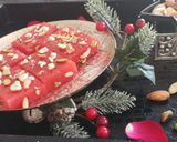 A picture of step 7 of Karachi Halwa/jelly halwa.