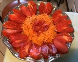 Une image de l'étape 6 de Salade de tomates et carottes aux anchois et câpres sauce agrumes.