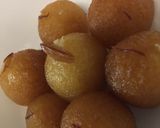 A picture of step 11 of Gulab Jamun made of milk powder.