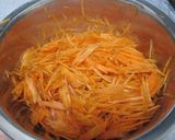 A picture of step 2 of Carrot Filled Steamed Buns - A Dim Sum Item.