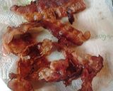 A picture of step 2 of Bacon and fried eggs.