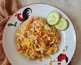 Foto langkah ke 3 dari resep Nasi Goreng Telur dan Cabai.