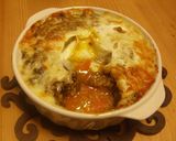 A picture of step 3 of Baked Creamy Egg Hayashi Rice Using Leftover Hayashi Sauce.